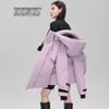 SNOWFLYING Women's Short Hooded Goose Down Parka Jacket