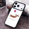 Мультяшный Такса Сосисочная Собака Чехол для Телефона Для iPhone 17 16 15 14 13 12 11 Pro Max Plus 17Air Мягкий Силиконовый Чехол