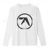 Aphex Twin Logo T Shirt Heavy Cotton Classic Electronic Music Merch Comfortable Edgy Techno for Fans vintage Washed