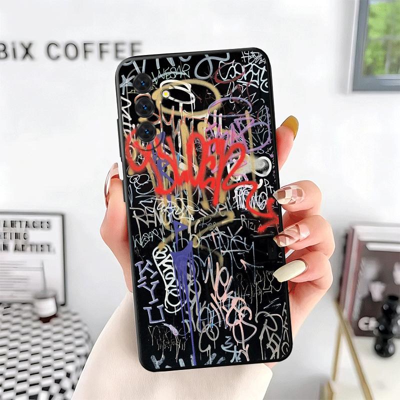 Graffiti Fashion Art Soft Phone Case for Samsung A17 A37 A57 A16 A26 A36 A56 A15 A25 A35 A55 A14 A24 A34 A54 A13 A23 A33 A53 A52