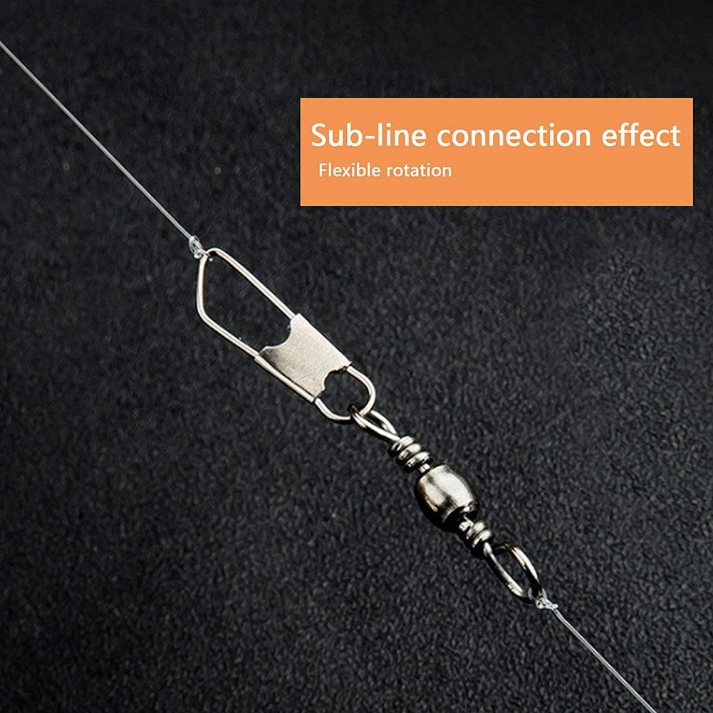 101pcs/201pcs Fishing Swivels With Ball Bearing 5 Sizes 2# 4# 6# 8# 10# Bait Connector Fishing Accessories