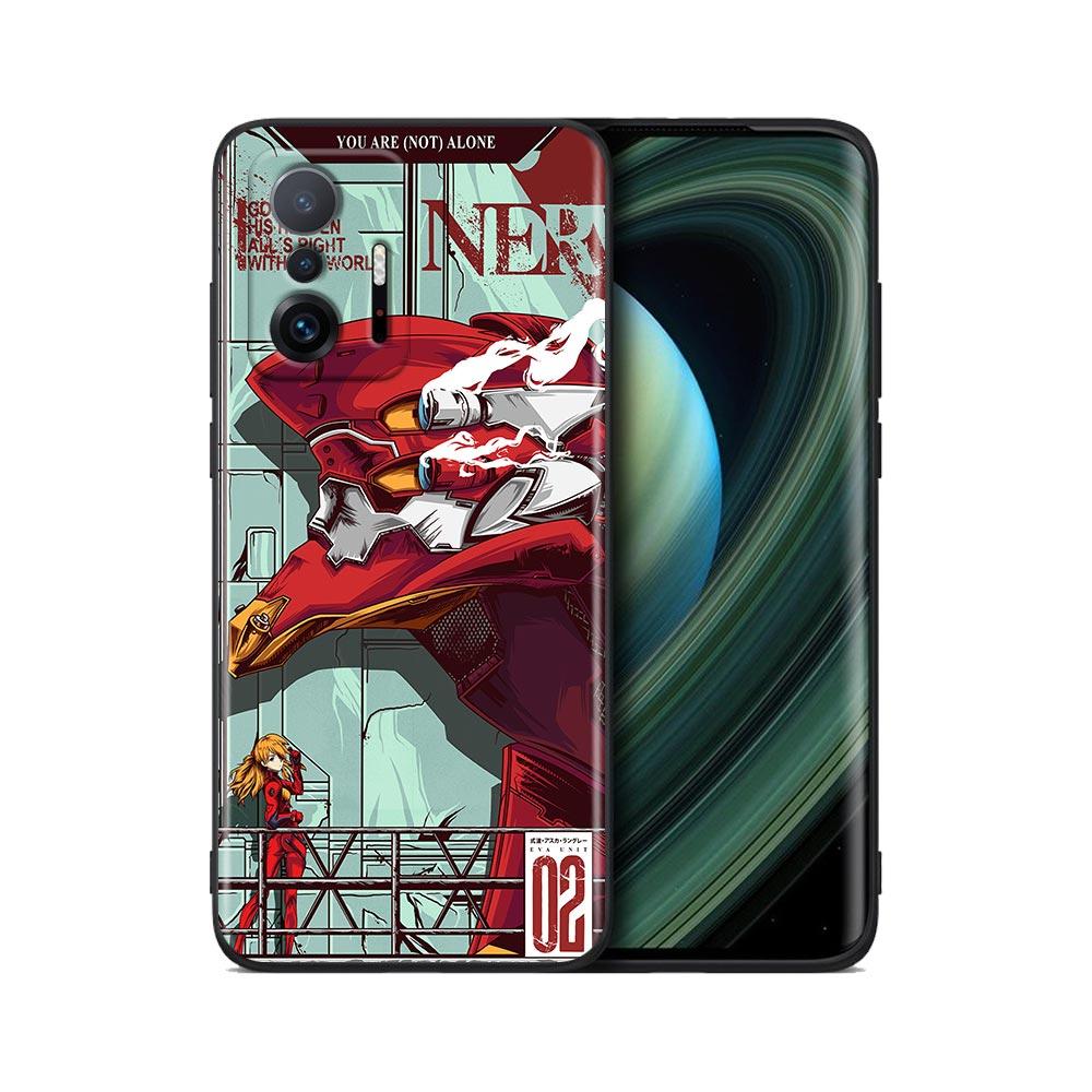 Аниме Neon Genesis Evangelion EVA чехол для телефона для Xiaomi Mi 12 12X 11 Lite 11X 11T X3 X4 NFC M3 F3 GT M4 Pro NE 5G силиконовый чехол