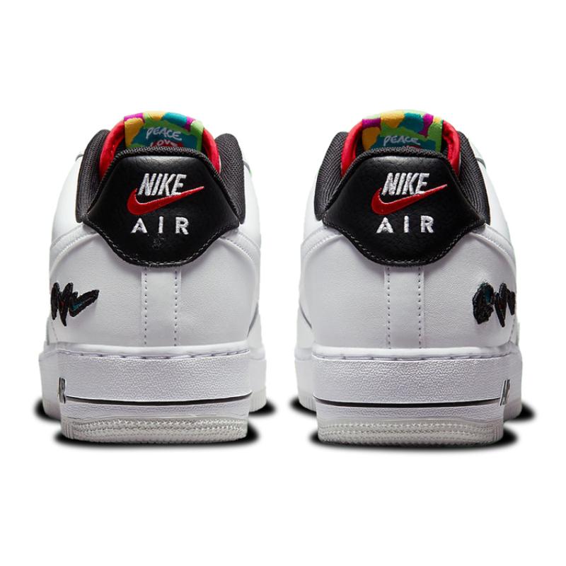 Nike Air Force 1 Low '07 LV8 3 Peace Love Swoosh Sneakers DM8148-100