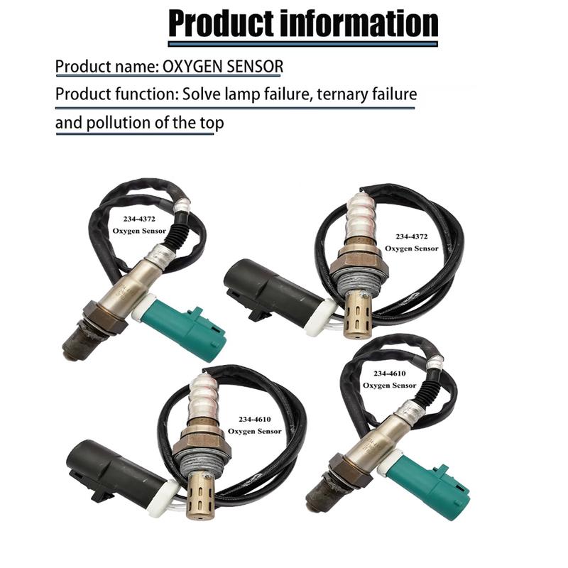 Upstream Downstream Oxygen O2 Sensor 234-4372 234-4610 For 2007 2008 2009 Lincoln MKX MKZ Mazda CX-9 Ford Edge Front Rear Lambda