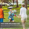 Triangle Cap Inflatable Pong Hat Premium PVC Party Toss Game Game Props Beer Cup Holder  Bar Party