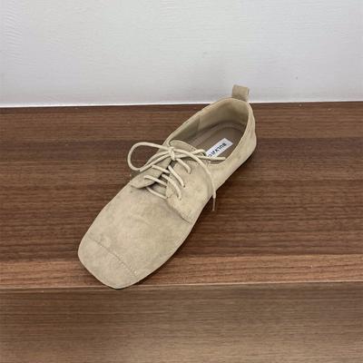 Нишевые черные лоферы на шнуровке, одинарная обувь, женская обувь 2025 весна и осень, плоская подошва, в британском стиле, маленькие кожаные туфли