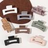 4pcs Classic Frosted Square Hair Clips - Add a Touch of Elegance To Your Hairdo!