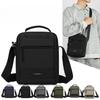 Men's Large Capacity Portable Messenger Bag Vertical Fashion Multifunctional Single Shoulder Bag Casual Business Travel Bag