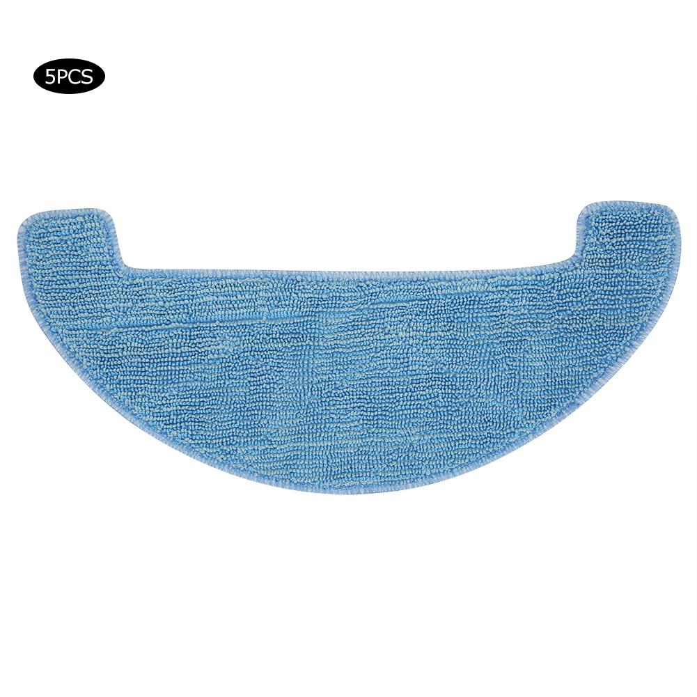 5Pcs Cleaning Fiber Mop Cloth Replacement Spare Parts Fit for Ilife V8 Sweeping Robot
