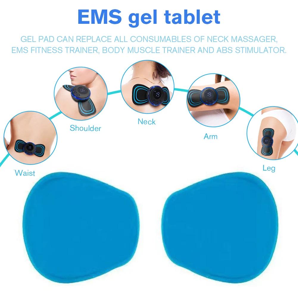 EMS Electric Neck Massager Lcd Display Cervical Massage Patch Low Frequency Pulse Muscle Stimulator Pain Relief Relaxation Tools