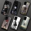 Милый чехол для телефона Nier Automata для Samung A32 A51 A52 ПРИМЕЧАНИЕ 10 20 S10 S20 S21 S22 Pro, ультра черный стеклянный чехол из поликарбоната