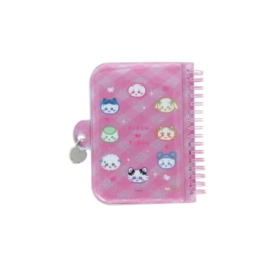 Sun-Star Stationery Chiikawa Goods Ring Notebook with Lock, Locked Notebook, Ribbon S2643782