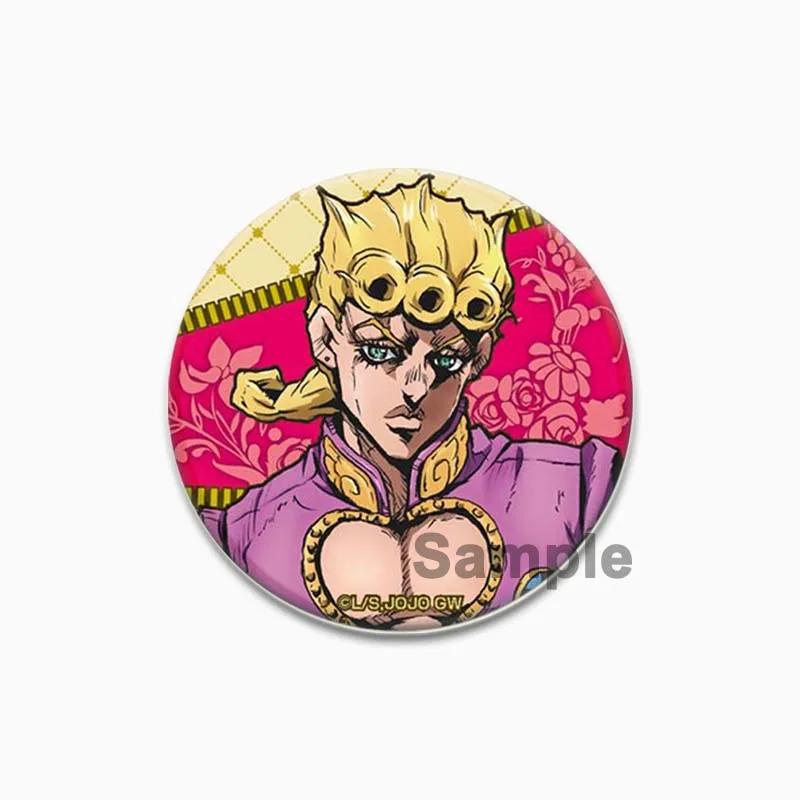32/44/58 мм JoJo's Bizarre Adventure Значок для рюкзаков Круглые пластиковые эмалированные значки и броши Креативный значок в виде мультяшной фигурки Подарки