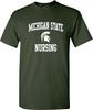 Логотип Арки Michigan State Spartans, Факультеты, Футболка Колледжа, Цвет Команды