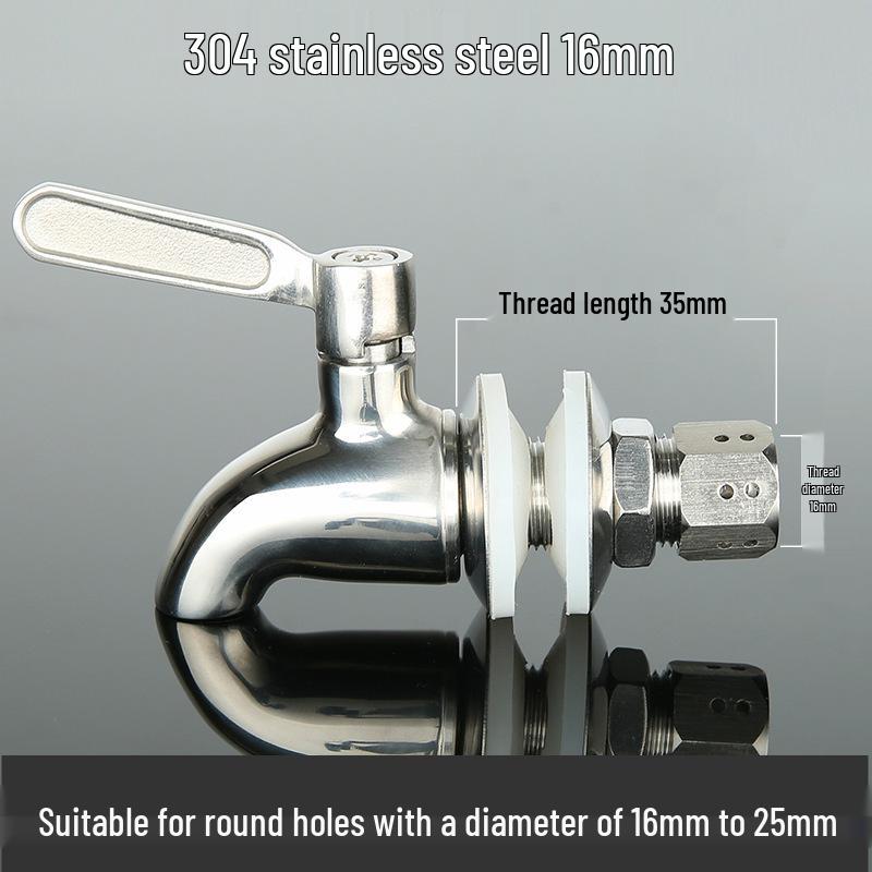 Кран для инфузионной банки из нержавеющей стали 304 с керамическим изливом и медным переключателем клапана