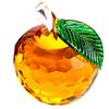 Crystal Apple Apple Figurines Sculptur Souvenir Ornaments Glass Fruit Apple Model Christmas Gift Home Decoration Accessory Gift
