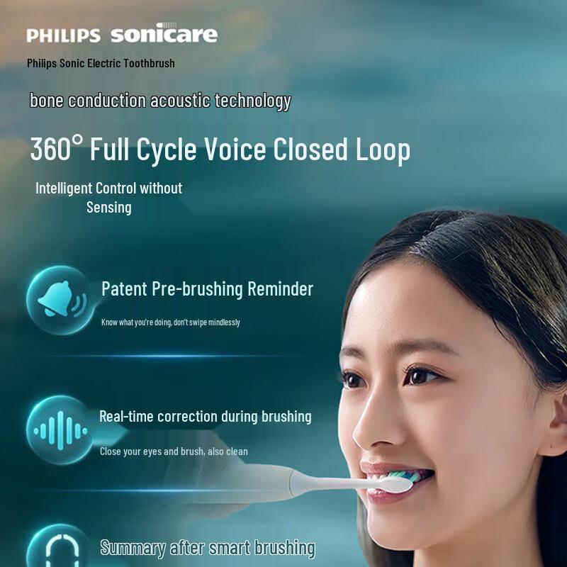 Philips Электрическая зубная щетка Sonicare DiamondClean Серии 5000 с ИИ, штекер CN (адаптер в комплекте)