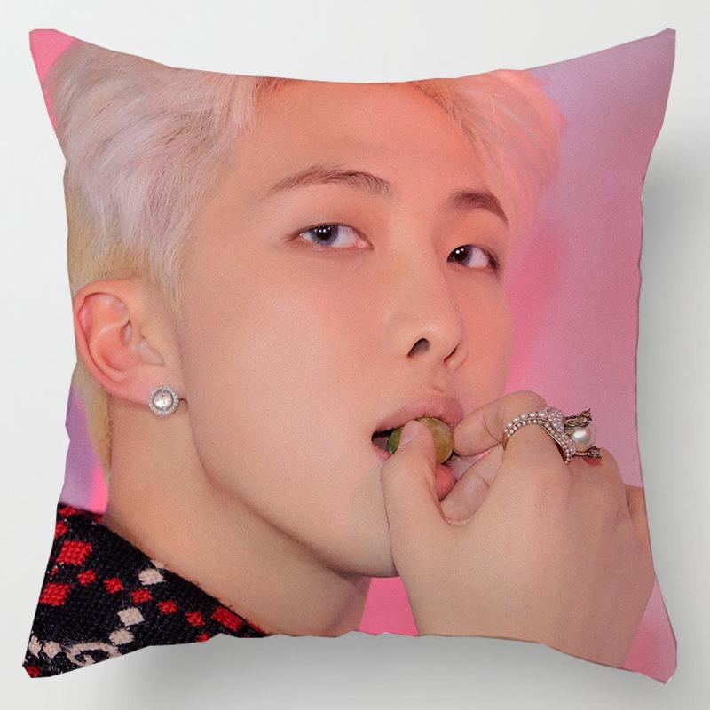 Уютная 45см Kpop Bts Bangtan Boys Наволочка Декоративная Мягкая Наволочка Для Дома