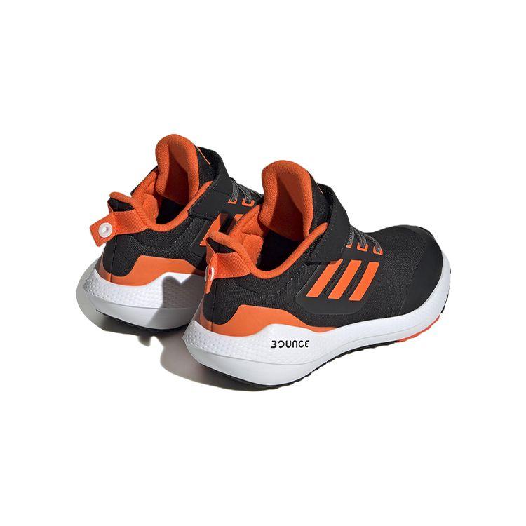 adidas EQ21 Run 2.0 EL Kids Black Impact Orange Детские кроссовки Core-Black Cloud-White GZ2307