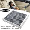 Cabin Air Filter For Buick Excelle Verano GT LDE LLU 1598CC 2H0 1796CC LaCrosse Allure LDK 1998CC LAF LUK LE5 2384CC LF1 2994CC