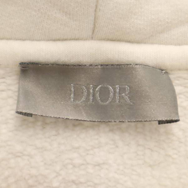 Dior Принт Толстовки с длинным рукавом L белый Пуловер с начесом Женские Б/у