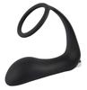 Black Velvets - Black Vibrating Butt Plug Cock Ring