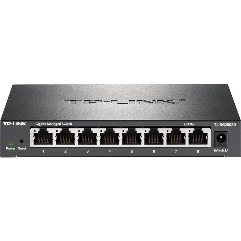 TP-LINK TL-SG2008D 8-Port Full Gigabit Web Managed Cloud Switch