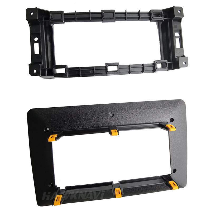 For Jeep Grand Cherokee Wrangler Dodge RAM Charger Chrysler 300C 10.1 inch 2 Din Car Radio Stereo Fascia Panel Dash Frame