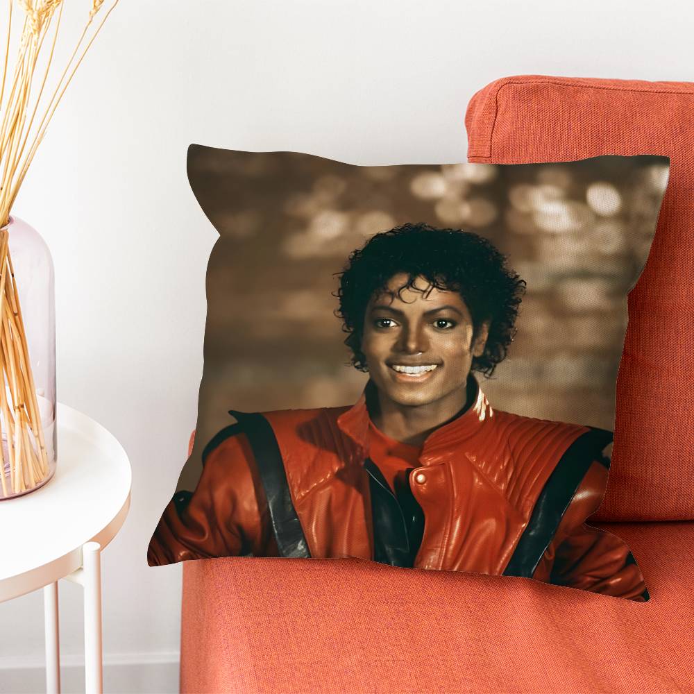 Чехол на подушку Michael Jackson Dangerous, шелковистый короткий плюш, с потайной молнией, пылезащитный чехол на диванную подушку для домашнего декора