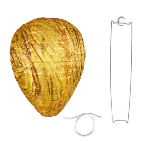 Осиное гнездо-приманка, подвесной сдерживающий пчелы бумажный фонарь, 22*28 см, приводной пчелиный улей, вихревая ткань, экологически чистая нержавеющая сталь, домашний сад