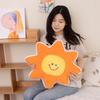 Lovely Cartoon Astral Series Colorful Plush Pillow Soft Comfy Sun Moon Star Throw Pillow Back Pillow Funny Pretty Home Decor
