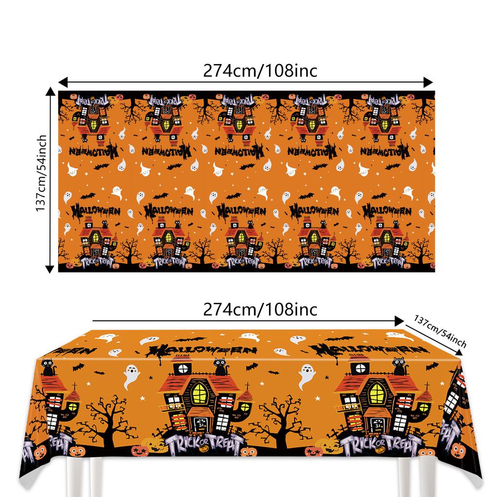 Halloween Decorative Tablecloth Spider Web Halloween Tablecloth Halloween Themed Party Decorative Tablecloth