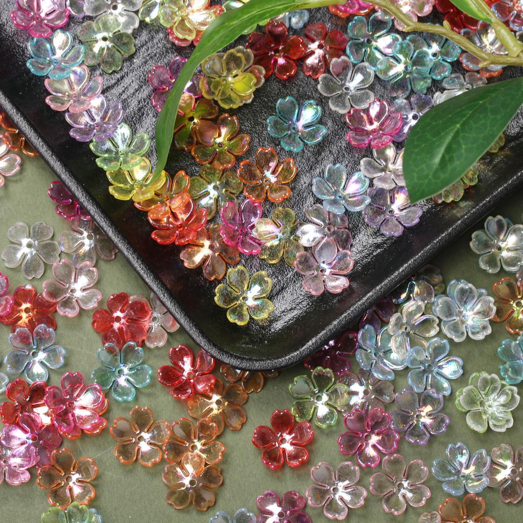 DIY цветок Galsang 14,7 мм ожерелье высокого качества свободные бусины акриловые модные браслеты для изготовления ювелирных изделий 100 шт. серьги новые аксессуары