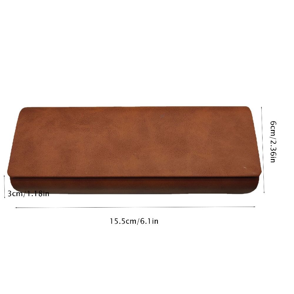 Коробка для солнцезащитных очков против давления Водонепроницаемый защитный чехол для очков Кожаный чехол для очков Студент