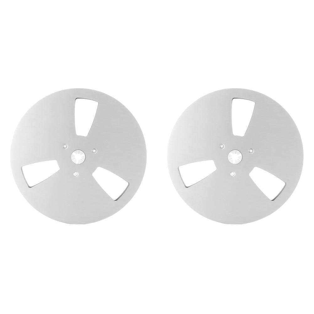 Open Reel Takeup Reel Aluminum Alloy 6 Hole Stainless Steel Screws 1/4 7Inch Empty Reel for Reel To Reel Tape Player For Reel
