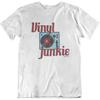 Buzz shirts Vinyl Junkie LP - Мужская ретро-футболка из органического хлопка
