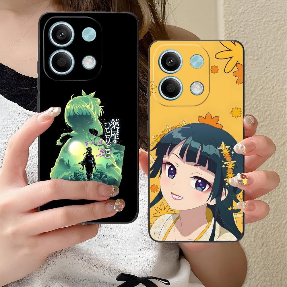 Чехол для телефона «Дневники апотекаря» Маомао для Xiaomi Redmi Note 14 13 12 11 A5 3 2 1 Pro Plus 4G 5G Цветная печать Роскошный