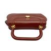 Used BALLY Handbag Top handle bagHandbag Brown/gold leather Women