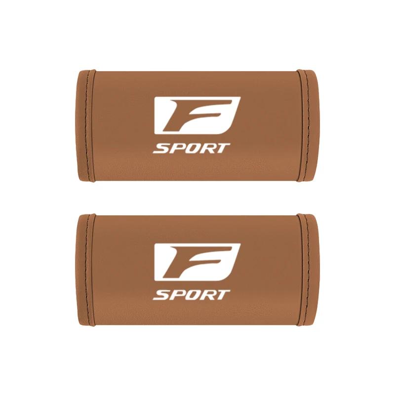 THQP1 2Pc Car Anti Slip Pull Glove Car Interior Leather Handle Protector Cover For Lexus GS300 LS RX300 IS250 RX IS350 IS200 UX250h UX