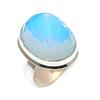 Milky Opal Gemstone 925 Sterling Silver Jewelry Ring Size 9