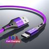 USLION Кабель USB типа C для Samsung S10 Huawei P30 Pro, провод для быстрой зарядки типа C, кабель для зарядки мобильного телефона