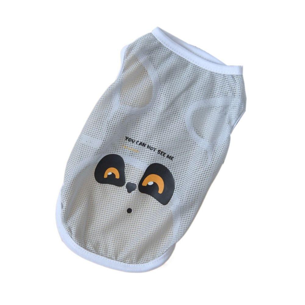 Cartoon Print Cat Thin Vest Breathable Dog Cartoon Printed Vest For Dogs Puppy Cats