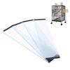 4Pcs/Set Birdcage Seeds Catcher Transparent PVC Birds Cage Baffle Parakeet Cage Cover Seeds Guard Birdcage Accessories for Parrot Macaw