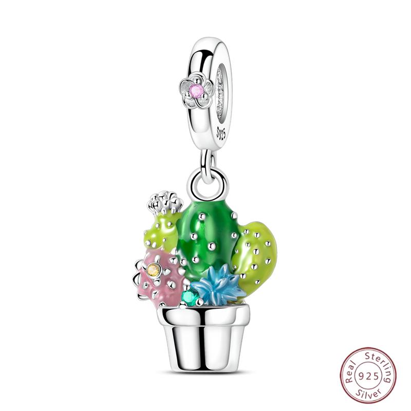 Медный браслет с бусинами 'Четырехлистный клевер на удачу', с блестящим цирконием, для оригинального браслета 3 мм, женские изящные украшения