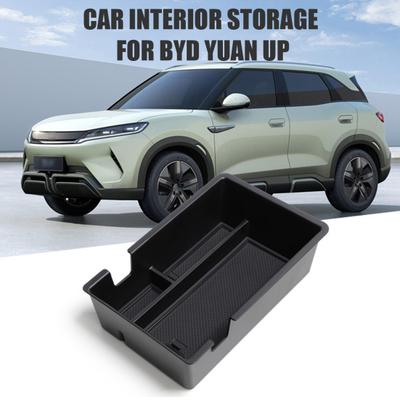 Органайзер центральной консоли для BYD Yuan UP 2024 2025 OEM-посадка Ящик для хранения подлокотника Установка без инструментов 5 л Контейнер со сдвижной крышкой