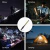 COB LED Flashlight Magnetic Work Light USB Rechargeable Torch Hook Portable Lantern Inspection Light for Home Camping Car Repair