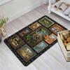 Dinosaur Gallery Pattern Rug Floor Mat for Living Room or Bedroom Soft and Comfortable Carpet a Gift for Birthday and Holiday.
