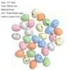 20pcs Easter Eggs Bright Color DIY Non-toxic Happy Easter Eggs Decor For Easter