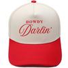 Howdy Darlin 'Embroidered Truck Driver Hat Fun Color Matching Baseball Cap Outdoor Shade Dad Hat