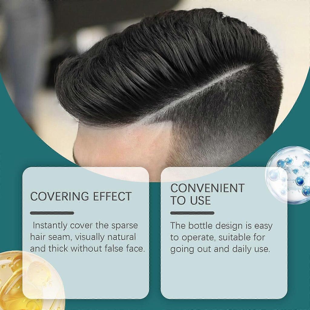 Hoegoa Black Scalp Concealer Modifies Scalp Texture, Covers Hair Seams, And Conceals Daily Hair Care